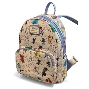 Loungefly Disney 100 Years of Wonder & Music Backpack NWOT